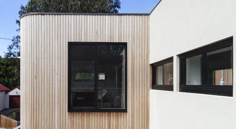 Houten gevelbekleding