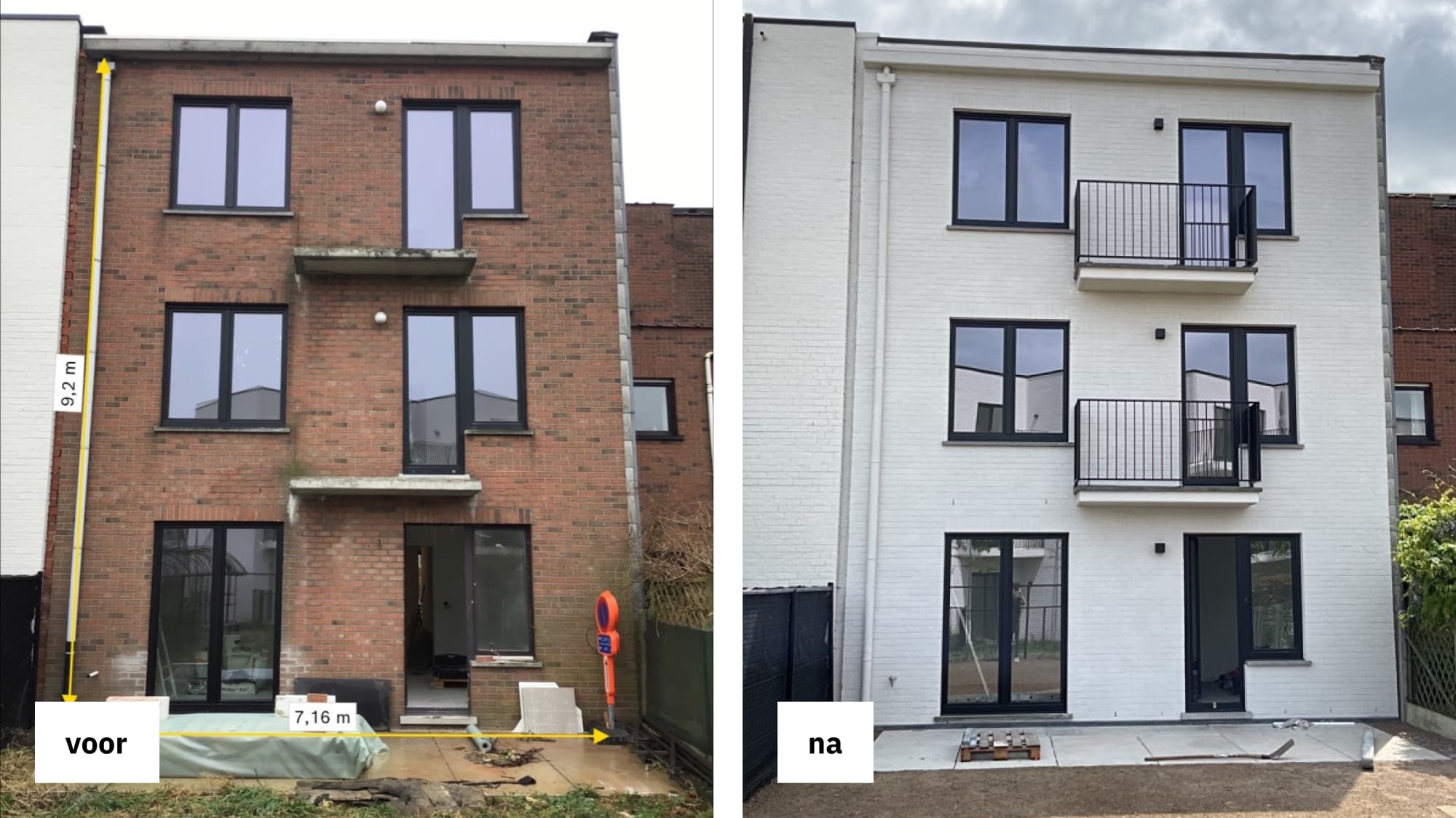 Spuitkurk gevelrenovatie, Lier